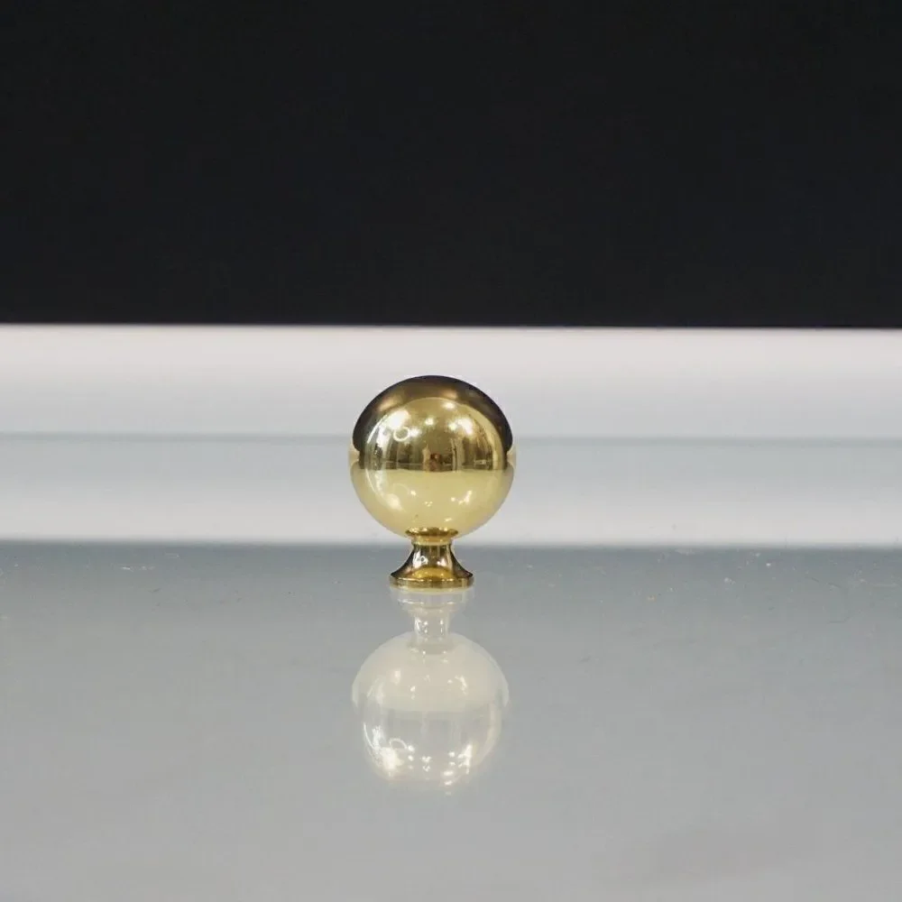 Pull Knob Brushed Gold Cabinet Dresser Drawer Handle